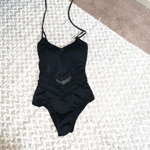 Black one piece